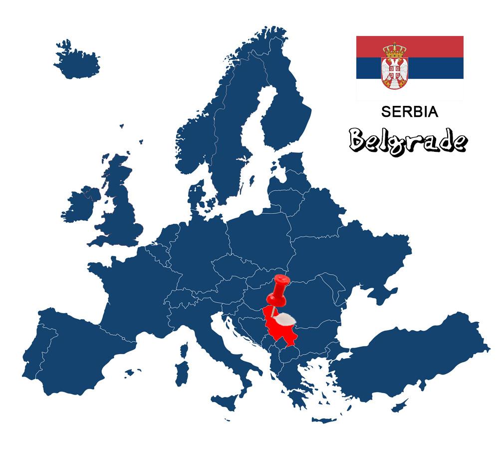 belgrade map eng