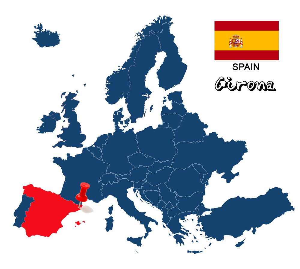 girona map eng