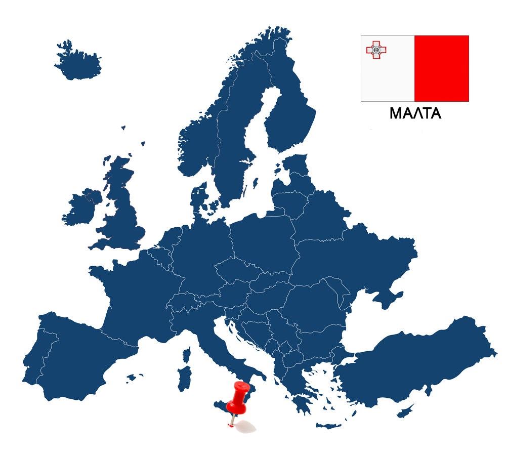 malta map